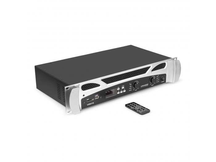 Vonyx VPA600 PA Amplifier 2x 300W MP3, BT | Mas Que Sonido