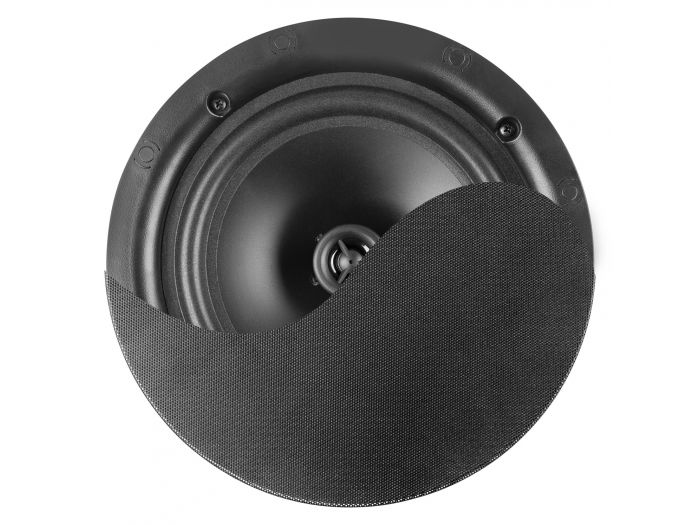 Power Dynamics NCSP8B Altavoz de techo de bajo perfil 100V 8" Negro 952609