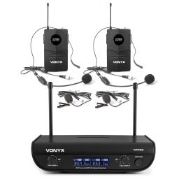 Vonyx WM82B Micro UHF digital 2ch BP | Mas Que Sonido