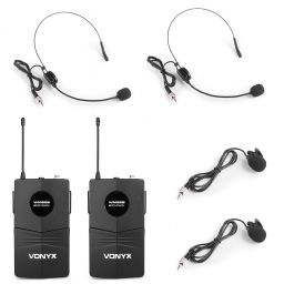 Vonyx WM82B Micro UHF digital 2ch BP | Mas Que Sonido 2