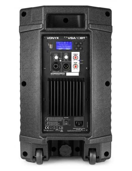 Vonyx VSA10BT Altavoces activos Bi-Amplificados 10" 500W BT/MP3 170370 - 5