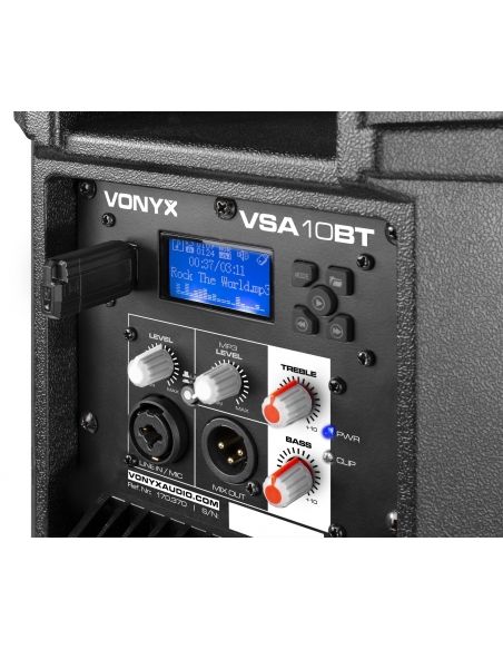 Vonyx VSA10BT Altavoces activos Bi-Amplificados 10" 500W BT/MP3 170370 - 6