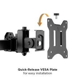 Audizio MAD30 Triple Monitor Arm 17-32" 129155 - 1 2