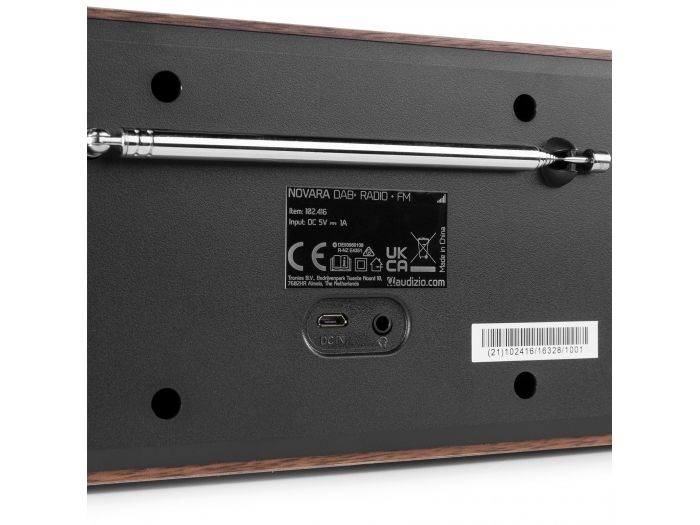 Audizio Novara DAB+ Radio estéreo Plata 102416 - 5