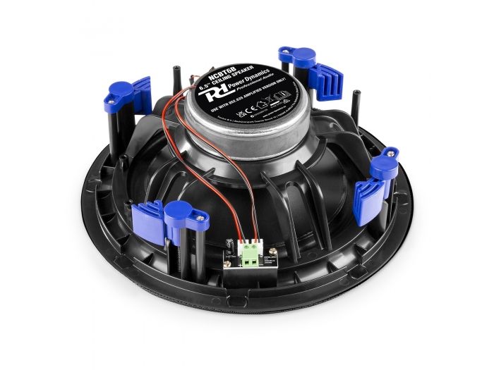 Power Dynamics NCBT6B Conjunto altavoces de techo de bajo perfil amplificados BT 6.5" Negro 952635
