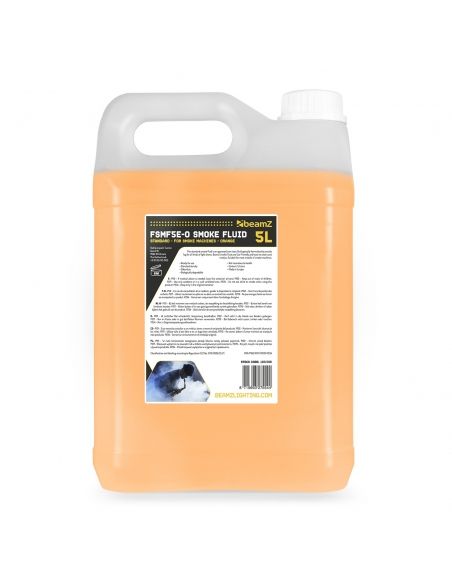 Beamz FSMF5E-O Líquido de Humo 5L Estandar Naranja 