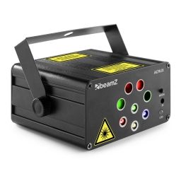 beamZ Acrux Quatro R/G Party Laser con RGBW 152610