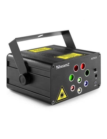 beamZ Acrux Quatro R/G Party Laser con RGBW 152610