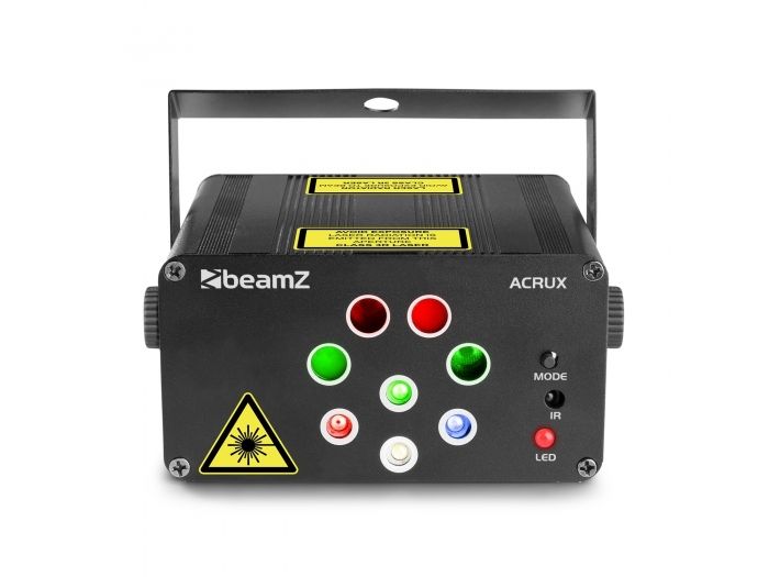 beamZ Acrux Quatro R/G Party Laser con RGBW 152610