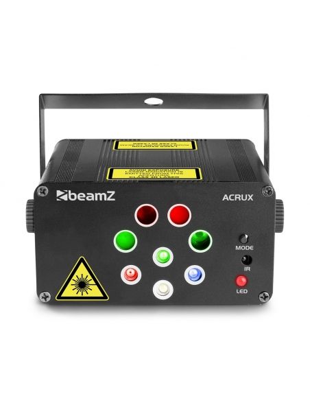 beamZ Acrux Quatro R/G Party Laser con RGBW 152610