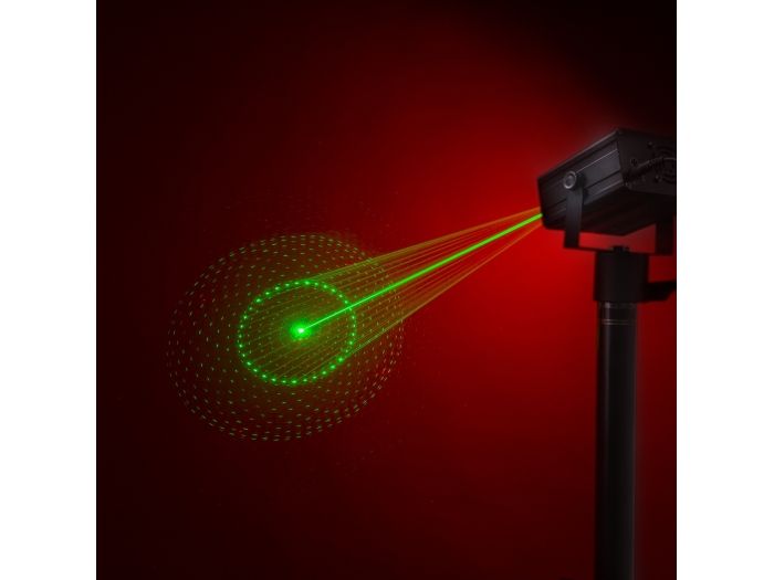 beamZ Acrux Quatro R/G Party Laser con RGBW 152610
