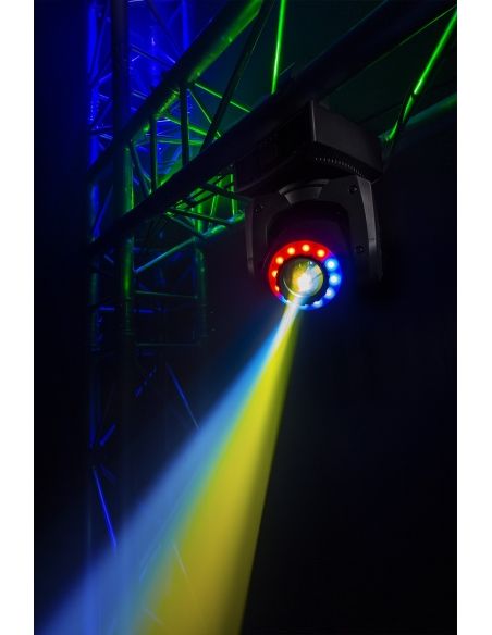 Beamz Panther 35 Led Spot Moving Head with LED Ring 