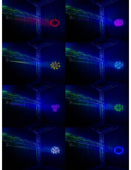 Beamz Panther 35 Led Spot Moving Head with LED Ring 