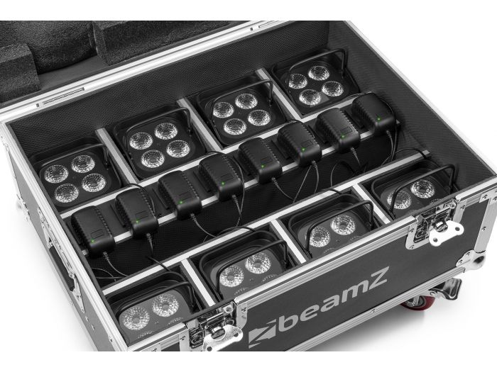 Beamz FCC9 FlightCase para 8x focos serie BBP9 