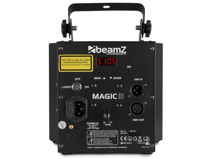beamZ Magic2 Derby con Laser RG y strobo 153734 - 6