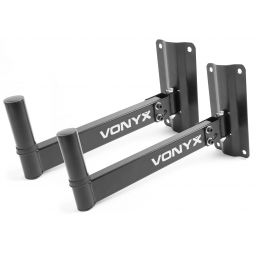 Vonyx WMS02 Juego de 2 soportes de pared para altavoz 180184