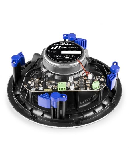 Power Dynamics NCBT8 Conjunto altavoces de techo de bajo perfil amplificados BT 8" Blanco 952632