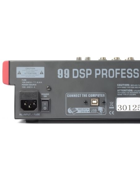 Power Dynamics PDM-S1203 Mezclador Escenario 12 canales  DSP/MP3- USB Entrada/Salida | Mas Que Sonido