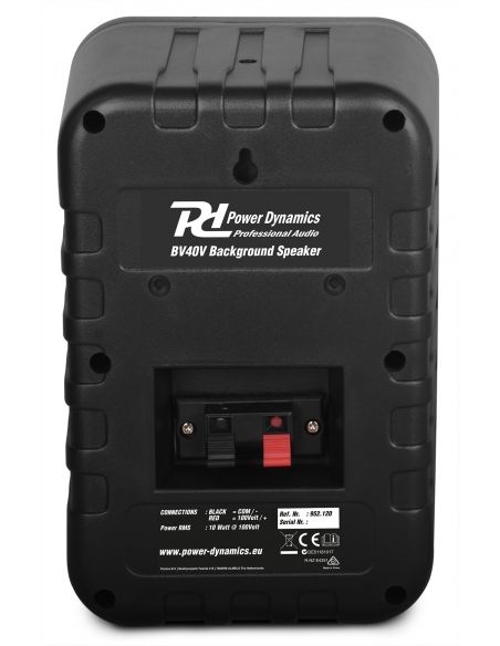 Power Dynamics BV40V Black Background Sp.Set 100V | Mas Que Sonido