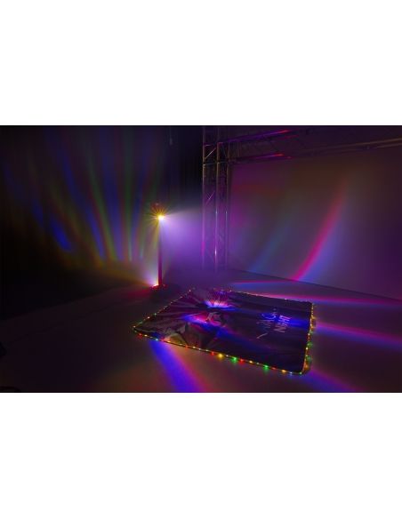 Fenton KSM15R Set escenario Karaoke Rojo con alfombra de escenario 130162
