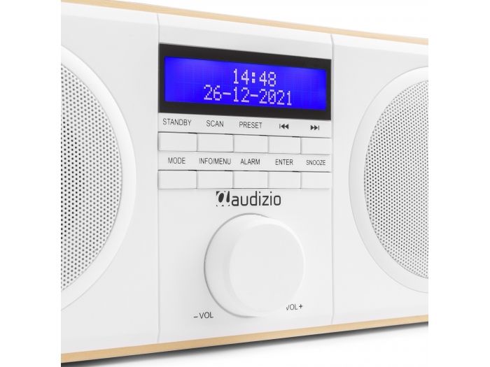 Audizio Novara DAB+ Radio estéreo Blanca 102414 - 6
