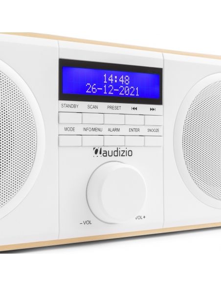 Audizio Novara DAB+ Radio estéreo Blanca 102414 - 6