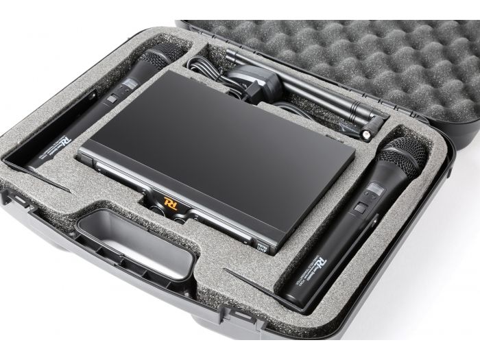 Power Dynamics PD782 Microfono Inalambrico UHF 2x 8 Canales con 2 Micrófonos  | Mas Que Sonido