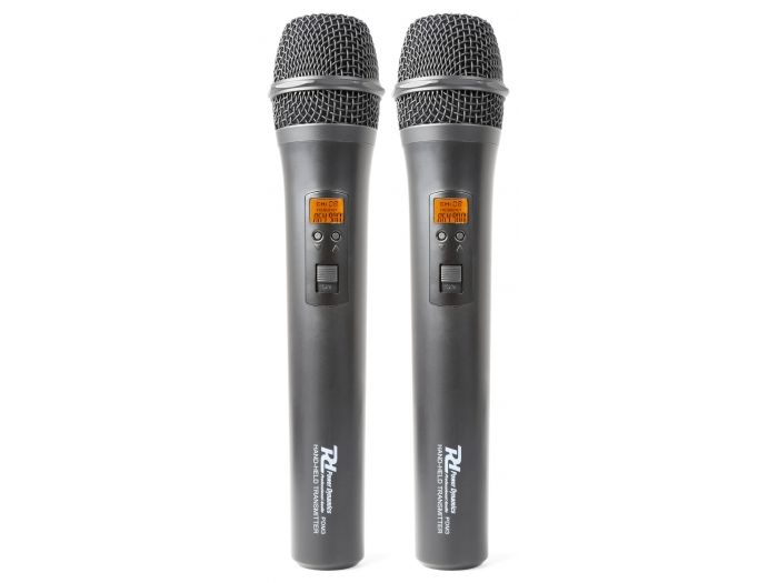 Power Dynamics PD782 Microfono Inalambrico UHF 2x 8 Canales con 2 Micrófonos  | Mas Que Sonido