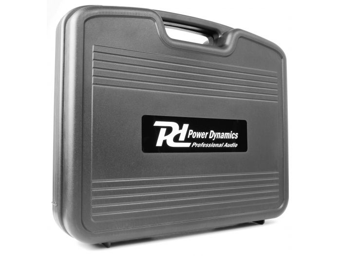 Power Dynamics PD782 Microfono Inalambrico UHF 2x 8 Canales con 2 Micrófonos  | Mas Que Sonido