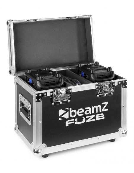 Beamz FCFZ2 Flightcase para 2pcs cabezas moviles Serie Fuze 
