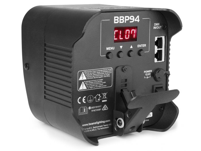 Beamz BBP94 Foco PAR con bateria 4x 10W 