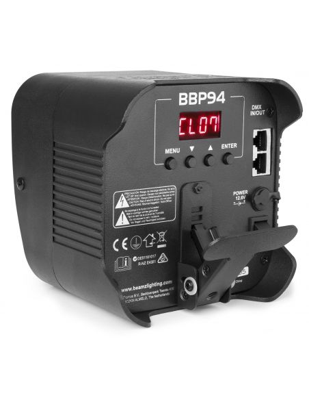 Beamz BBP94 Foco PAR con bateria 4x 10W 