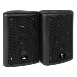 Skytec ODS40B Conjunto de altavoces stereo, 2-vias, 75W max, Negro - Pareja 100015 - 1