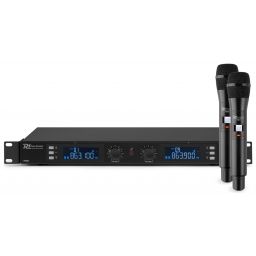 Power Dynamics PD632H 2x 20 Canales Digital UHF Micro Inalambrico con 2 micros 179010
