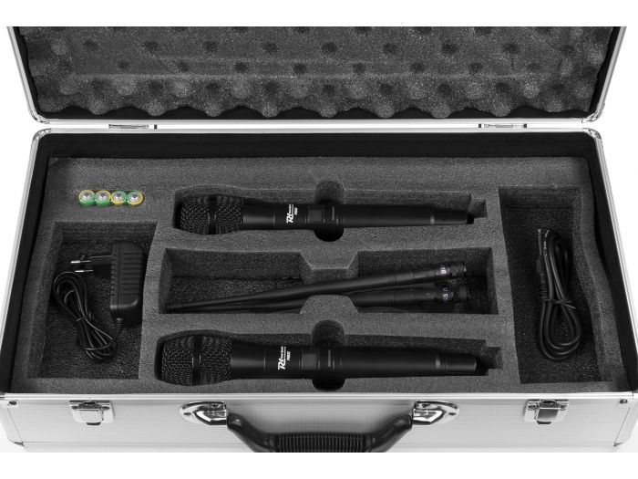 Power Dynamics PD632H 2x 20 Canales Digital UHF Micro Inalambrico con 2 micros 179010