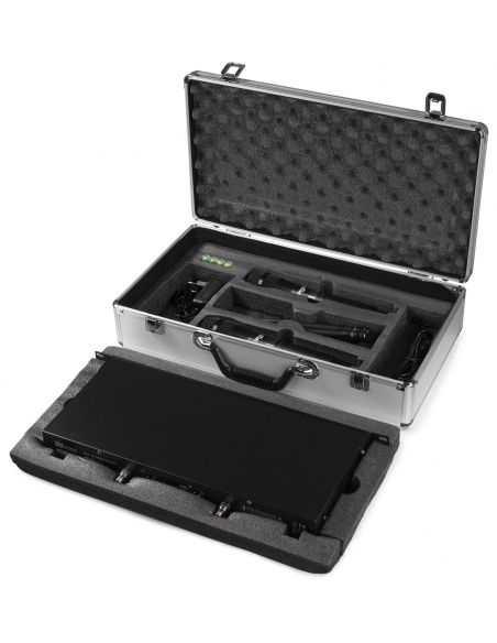 Power Dynamics PD632H 2x 20 Canales Digital UHF Micro Inalambrico con 2 micros 179010