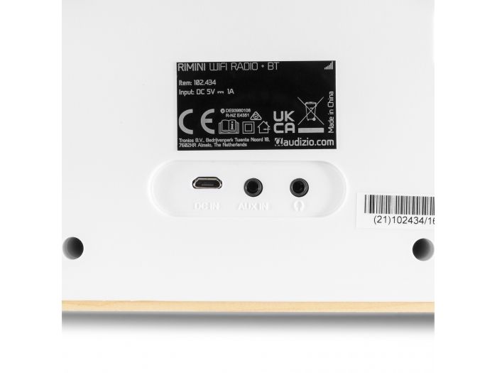 Audizio Rimini Radio estéreo WiFi Internet Blanca 102434 - 6