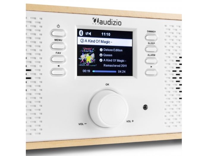 Audizio Rimini Radio estéreo WiFi Internet Blanca 102434 - 7