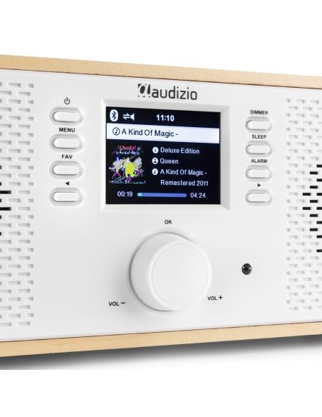 Audizio Rimini Radio estéreo WiFi Internet Blanca 102434 - 7