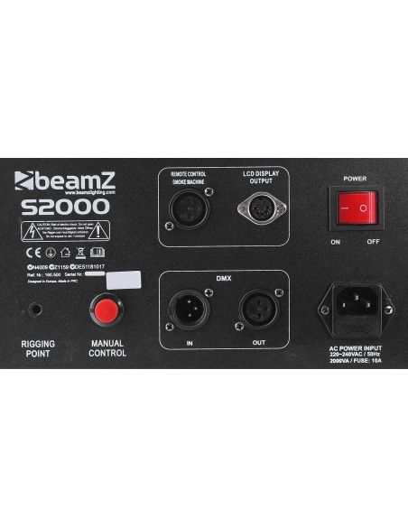 beamZ Máquina de Humo S2000 24x 3W LED 3 - en - 1 160500 - 7