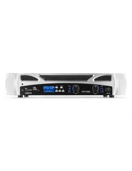 Vonyx VPA1500 PA Amplifier 2x 750W Reproductor multimedia con BT 172100