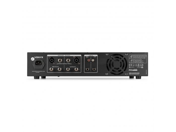 Vonyx VPA1500 PA Amplifier 2x 750W Reproductor multimedia con BT 172100