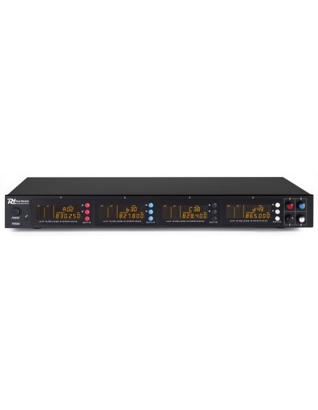 Power Dynamics PD504B Microfono inalambrico de 4x 50 canales UHF con 4 microfonos de cabeza 179006
