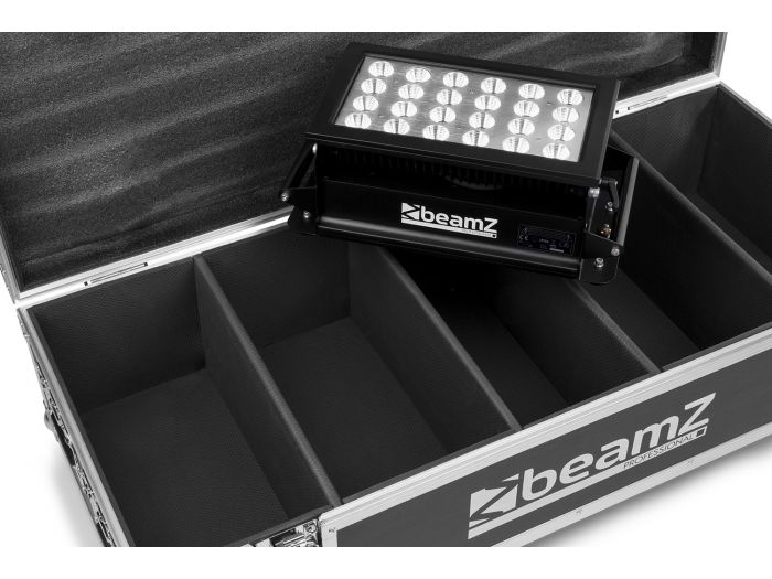 beamZ Pro Flightcase FL4 para 4pcs Star-Color 240 o 360 Proyectores Wash 150697 - 4