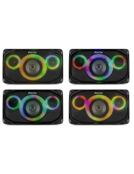 Fenton Sputnik 2 Altavoz LED Party con batería 178332 - 5