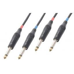 PD-Connex CX72-5 Cable 2xJack 6.3Mono-2xJack 6.3Mono 5.0m 176980 - 1