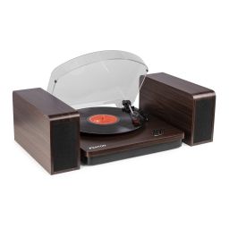 Fenton RP168DW Giradiscos con altavoces Madera Oscura 102149 - 1