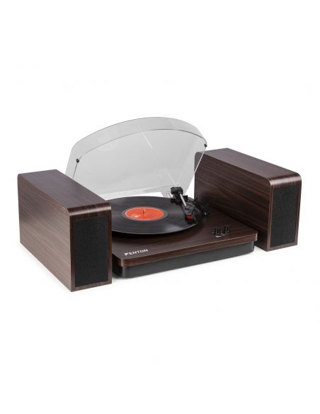 Fenton RP168DW Giradiscos con altavoces Madera Oscura 102149 - 1