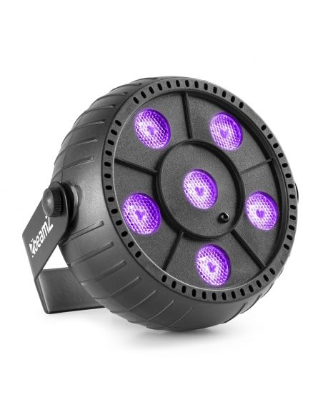 beamZ PLP14 Foco Par Party con batería 6x 1W UV 153209 - 2