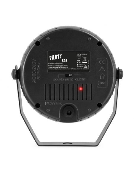 beamZ PLP14 Foco Par Party con batería 6x 1W UV 153209 - 5